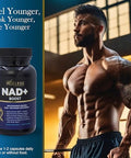 Ageless Nad+ Supplement - Nicotinamide Riboside Supplement For Healthy Aging And Cognitive Function - Promotes Endurance And Energy - 90 Count