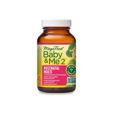 MegaFood, Baby & Me 2 Postnatal Multi, 60 Tablets