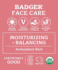 Badger Seabuckthorn Face Oil Organic Face Moisturizer For Women & Men Nourishing & Soothing Organic Jojoba Baobab & Vitamin E Oil Vegan Antioxidant Rich Facial Oil 1 Fl Oz Glass Bottle