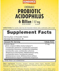 Sundance Probiotic Aciophilus 6 Billion Active Cultures