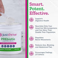 Just Thrive Prebiotic Powder - Digestive And Immune Support Supplement 150 G