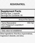Momentous Resveratrol Supplement 450Mg - Trans-Resveratrol For Healthy Aging, Brain & Heart Support - Nsf Certified, Gmo-Free, Gluten Free, 30 Servings
