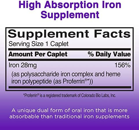 Feosol Complete Iron Supplement 30 Count And Colace Stool Softener 60 Count Bundle