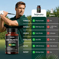 Hojasana 6-In-1 Saw Palmetto Prostate Health Supplement For Men Over 40 320Mg Pharmaceutical Grade With Graminex Pumpkin Seed Oil Nettle Natural Urinary Tract & Hair Health Support 60 Softgels