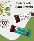 The Kitchen Queen Variety Pack Dark Protein Bars "Made For Nugo Nutrition " 12 Count " Flavors: Pretzel Mint Chocolate Chip Mocha Peanut Butter Coconut Chocolate Chipor Almond " Kosher Pareve Dairy Vegan Gluten "The Kitchen Queen" Packaging