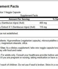 Swanson Elderberry 575 Milligrams 120 Veg Capsules (2 Pack)