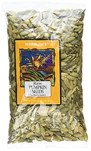 Oh! Nuts Pumpkin Seeds Roasted Unsalted Pepitas No Shell 2 Pound | Roasted unsalted pumpkin seeds no shell - Premium pepitas to eat packed in NY - Resealable zip bag for freshness