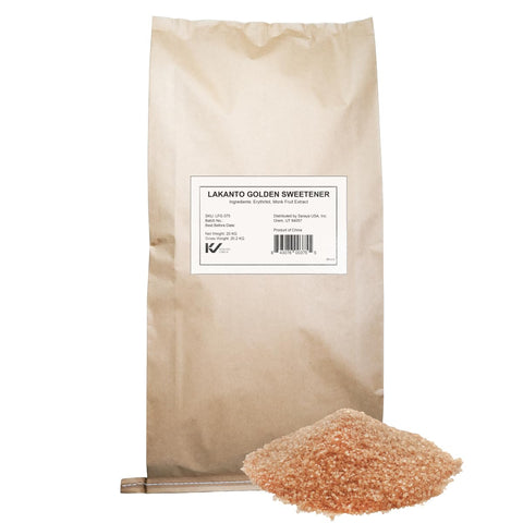 Lakanto Golden Monk Fruit Sweetener With Erythritol, Raw Cane Sugar Substitute From Monk Fruit Extract, Raw Sugar Replacement for Baking, Coffee & Tea, Gluten Free, Low Carb, Non GMO, Keto, 1 LB Bag
