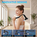 Bozkoon 2-In-1 Detachable Massage Gun Deep Tissue Ergonomic Extension Handle Back Massager For Hard-To-Reach Areas 12-Speed Percussion Muscle Massager For Shoulder Waist Thigh Legs