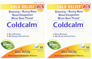 Boiron Coldcalm Cold Relief Tablets 2 Count