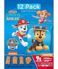 Kellogg's PAW Patrol Graham Snacks, Kids Snacks, Whole Grain, Cinnamon, 12.7oz Box (12 Pouches)