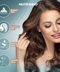 Nutrabio Hair Skin Nails Vitamins Enhanced Collagen Support Skin Hydration Hair Growth Vitamins With Biotin Keratin Hyaluronic Acid & More 90 Capsules