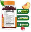 Lifeable Postnatal Multivitamin with Iron Choline and Iodine Great Tasting Postnatal Vitamins for Women Breastfeeding Vegetarian NonGMO Lactation Supplement 90 Gummies