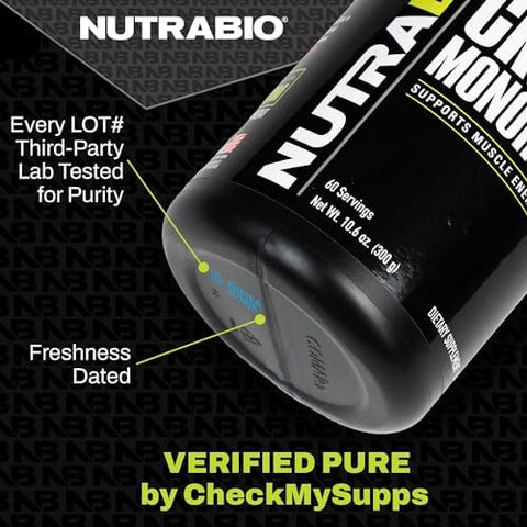 Nutrabio Biotin (Vitamin B7) Supplement 5000Mcg May Help Promote Healthy Hair Skin And Nails 90 Vegetable Capsules