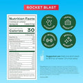 Bloom Daily Hydration Electrolyte Powder Packets with Collagen 5g Protein Electrolytes Vitamins and Minerals Sugar Free Drink Mix Rocket Blast 5 Count