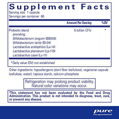 Pure Encapsulations Probiotic IMM 60 caps
