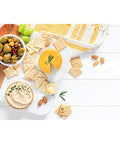 Simple Mills Almond Flour Crackers Fine Ground Sea Salt Gluten Vegan Healthy Snacks 4.25 Ounce (Pack of 1)