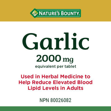 Nature's Bounty Garlic 2000Mg 200 Tablets