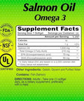Alfa Vitamins Salmon Oil 100 Softgels Fish Oil Epa Dha Essential Fatty Acids 100 Softgels