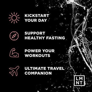 LMNT Electrolyte Drink Mix Hydration Powder Raspberry Salt 30 Stick