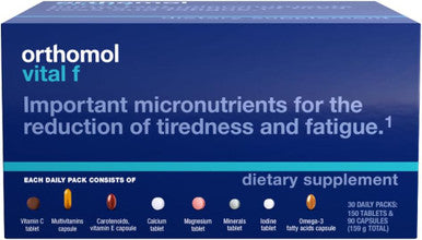 Orthomol Vital M & Vital F Tablets Vitamins and Nutrients for Men's and Women's Health 30-Day Supply