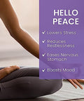 Himalaya Hello Peace Daily Stress Relief Herbal Supplement Ashwagandha Turmeric Saffron Eases Nervousness Relaxation And Calm Balances Cortisol Nongmo Vegan 60 Capsules 30 Day Supply