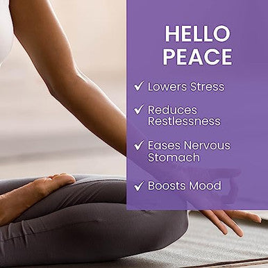 Himalaya Hello Peace Daily Stress Relief Herbal Supplement Ashwagandha Turmeric Saffron Eases Nervousness Relaxation And Calm Balances Cortisol Nongmo Vegan 60 Capsules 30 Day Supply