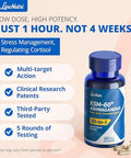 Lincnutri Ksm-66 Ashwagandha Supplements Extra Strength Ashwagandha Root Extract 10-In-1 Adaptogen Complex For Cortisol Stress Relief Boost Energy & Immune Support 60 Vegan Gluten-Free Capsules