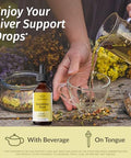 Herbamama Herbal Liquid Drops Kit - Bundle Of Dandelion Root & Milk Thistle Tincture 2 Fl Oz - Vegan Non-Gmo Sugar & Alcohol- - 2 Pack