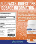 Welmate Probiotic Bundle: Saccharomyces Boulardii 10 Billion Cfu & Bifidobacterium Gut Health Formula Vegan Gluten Nongmo Digestive & Immune Support 400 Total Veggie Capsules