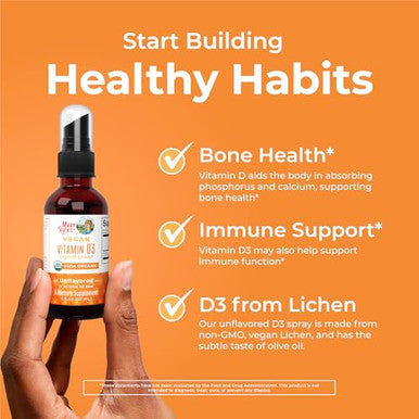 Maryruth's Organics Vitamin D Usda Organic 30 Servings