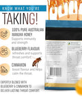 Berringa Australian Manuka Honey Lozenges, Blueberry Cinnamon, MGO 900+, 5.3 oz, 30 count