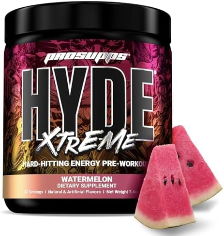 Prosupps Hyde Xtreme Hard-Hitting Energy Pre-Workout Watermelon And Creatine 300 Bundle