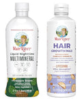 Maryruth's Liquid Nighttime Multimineral (Pineapple) & Hair Growth Max Liposomal (Almond