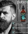 Pura D'Or 4 Oz Thickening Beard Oil ÃƒÂ¢Ã¢â€šÂ¬Ã¢â‚¬Å“ Moisturizing Blend With Rosemary Biotin & Castor Oil ÃƒÂ¢Ã¢â€šÂ¬Ã¢â‚¬Å“ Increases Moisture Thickness And Shine - Reduces Dryness And Breakage