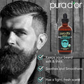Pura D'Or 4 Oz Thickening Beard Oil Moisturizing Blend With Rosemary Biotin & Castor Oil Increases Moisture Thickness And Shine - Reduces Dryness And Breakage