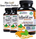 Ecostream Naturals Inflamease With Turmeric Curcumin Enzymes And Boswellia Vegetarian (Packaging May Vary)