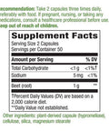Nature's Way Beet Root 500 mg, 100 Capsules, Pack of 2