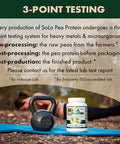 Folona Solo Organic Pea Protein Isolate Low In Sodium Canada Grown