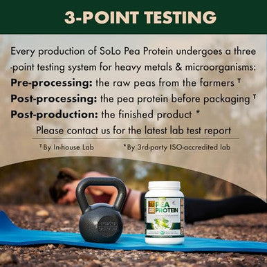 Folona Solo Organic Pea Protein Isolate Low In Sodium Canada Grown
