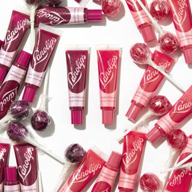 Lanolips Glossybalm Candy Bauble Ultra Hydrating Tinted Lip Gloss For Dry Chapped Lips Flavored Natural Lanolin Lip Balm With Lanolin Oil Vitamin E & Mica For Lip Care & Shine (0.35 Ounce)