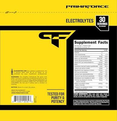 Primaforce Electrolytes Advanced Hydration Complex Packets (30 Servings) (Variety Pack)