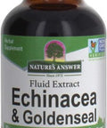 Nature'S Answer Alcohol- Echinacea & Goldenseal 1oz Extract | 6mg Polyphenols 5mg Berberine 2.5mg Hydrastine Per Serving | Natural Immune Booster | Inflammatory Reducer | Single Count