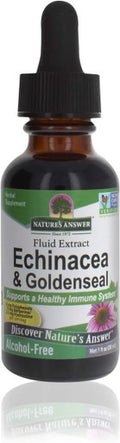Nature'S Answer Alcohol- Echinacea & Goldenseal 1oz Extract | 6mg Polyphenols 5mg Berberine 2.5mg Hydrastine Per Serving | Natural Immune Booster | Inflammatory Reducer | Single Count