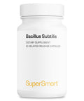 Supersmart Bacillus Subtilis 3 Billion CFU Per Day Probiotic Strain Improve Natural Defences Help with External Attacks NonGMO Gluten Free 60 DR Capsules