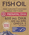 Wiley's Finest Pre-Natal 600mg DHA 120mg EPA Omega 3 60 Capsules
