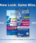 Mommy's Bliss Organic Elderberry Syrup and Immunity Boost With Vitamins Prebiotics and Echinacea for Kids and Adults 1 yr+ 3 Fl Oz
