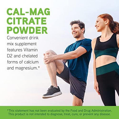 Davinci Labs Calmag Citrate Powder Supports Bone Health Dietary Supplement With Vitamin D2 Magnesium & Calcium Vegetarian Gluten 30 Servings