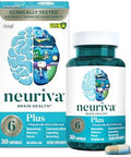 Neuriva Plus Brain Supplement For Memory And Focus Clinically Tested Nootropics For Concentration For Mental Clarity Cognitive Enhancement Vitamins B6 B12 Phosphatidylserine 30 Capsules