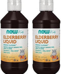 Now Supplements Liquid Elderberry For Kids With Zinc And Astragalus Immune Support 8Ounce Packaging May Vary